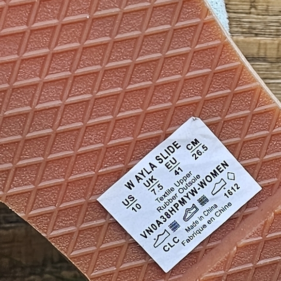 New Vans Ayla Slide Green Slip On Slides Flats - Picture 9 of 9